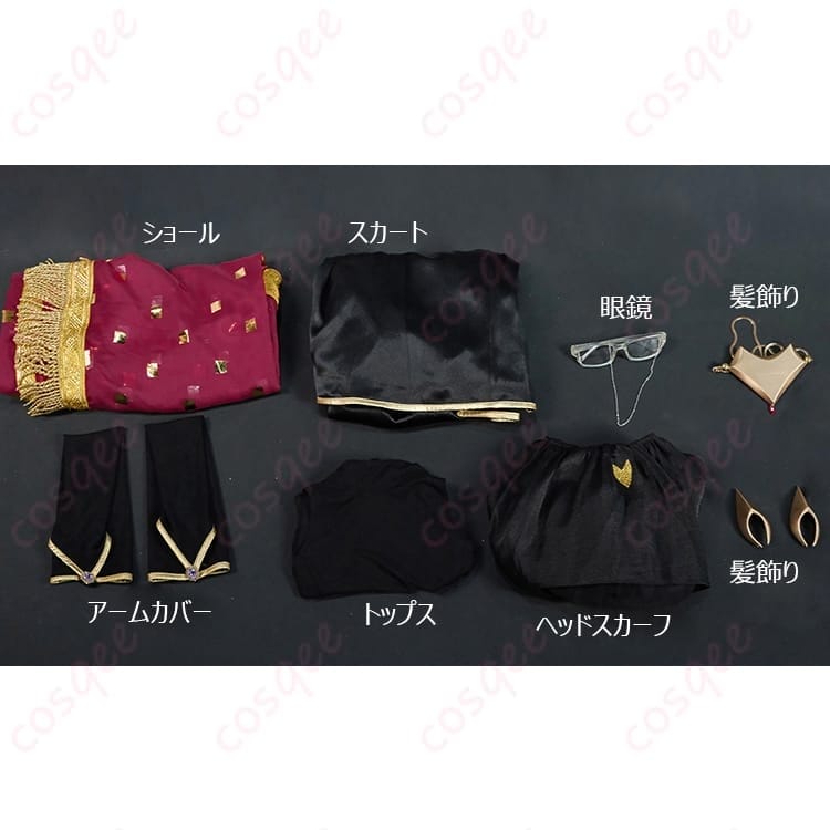 FGO コヤンスカヤ インド異聞帯衣装｜上品で撮影映えするサリー風セット - 6枚目の画像