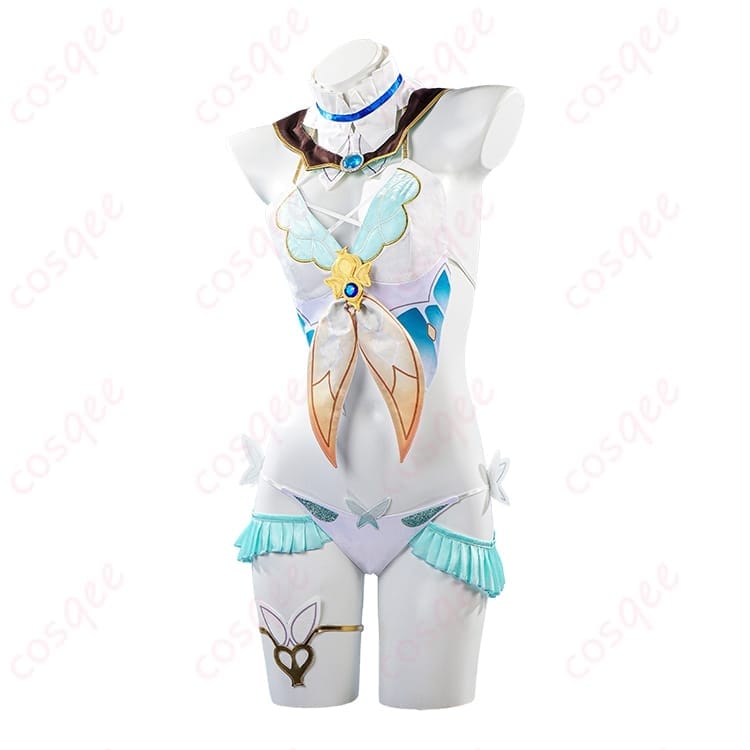 崩壊：スターレイル ホタル 水着Ver.コスプレ衣装 軽やかな7点セット - 2枚目の画像