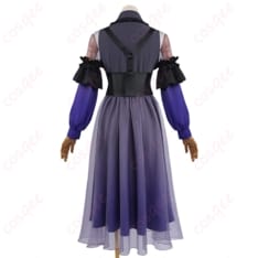 BanG Dream! 藤都子 紫グラデーションロングドレス コスプレ衣装 - 3枚目の画像（サムネイル）