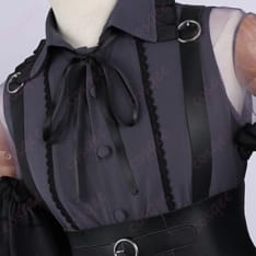 BanG Dream! 藤都子 紫グラデーションロングドレス コスプレ衣装 - 4枚目の画像（サムネイル）