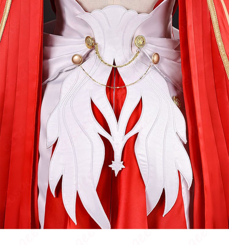 姫子・旅立ち衣装の後ろ腰飾りと背面装飾の拡大