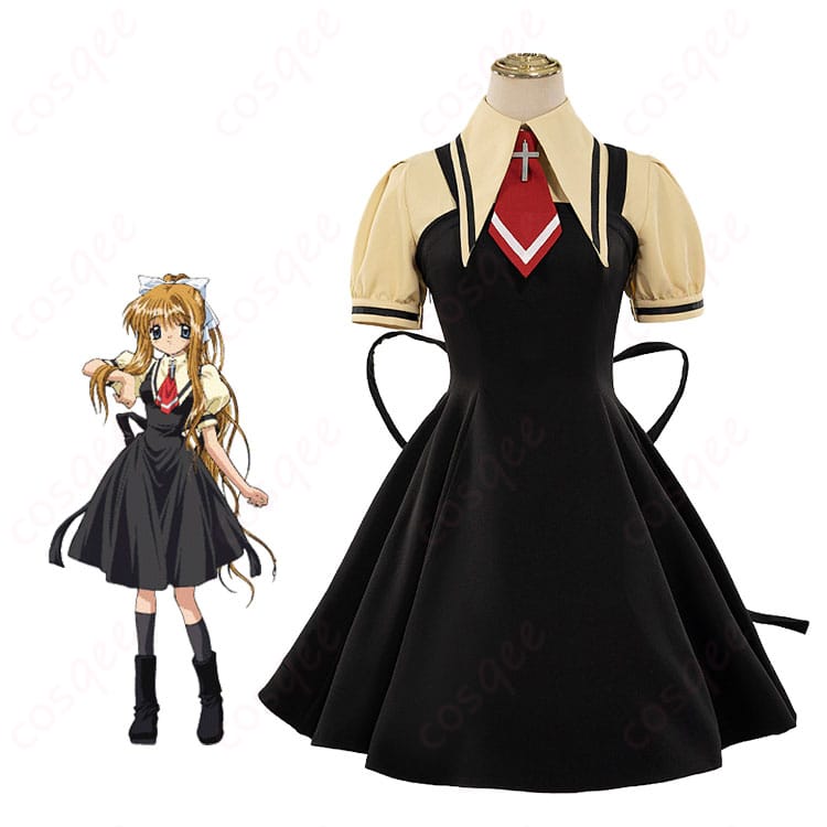 『AIR』神尾観鈴のキャラクターイメージと夏服制服Ver.コスプレ衣装のセット内容