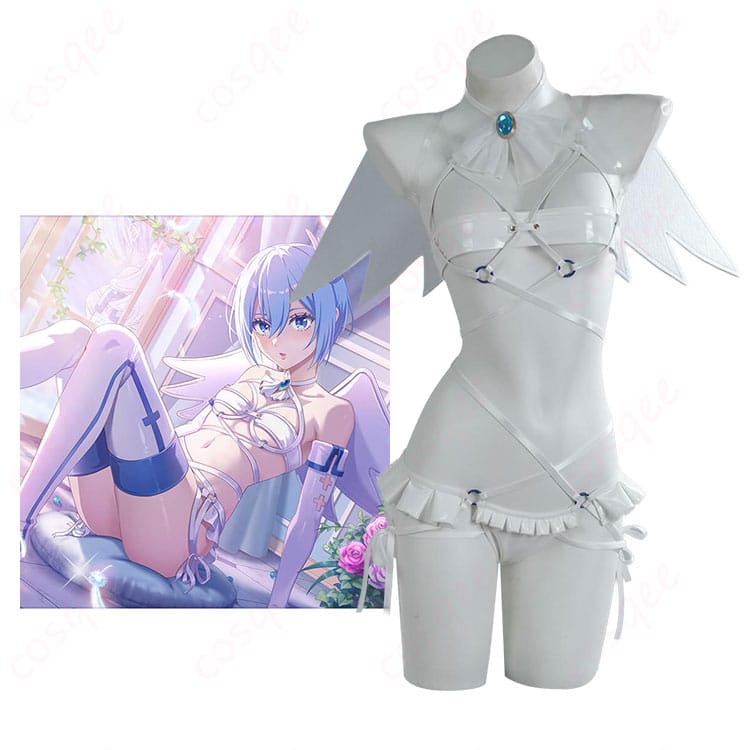 ノノア（乃愛）のキャラクタービジュアルと【静寂と調和】ノキエル衛生小隊コスプレ衣装