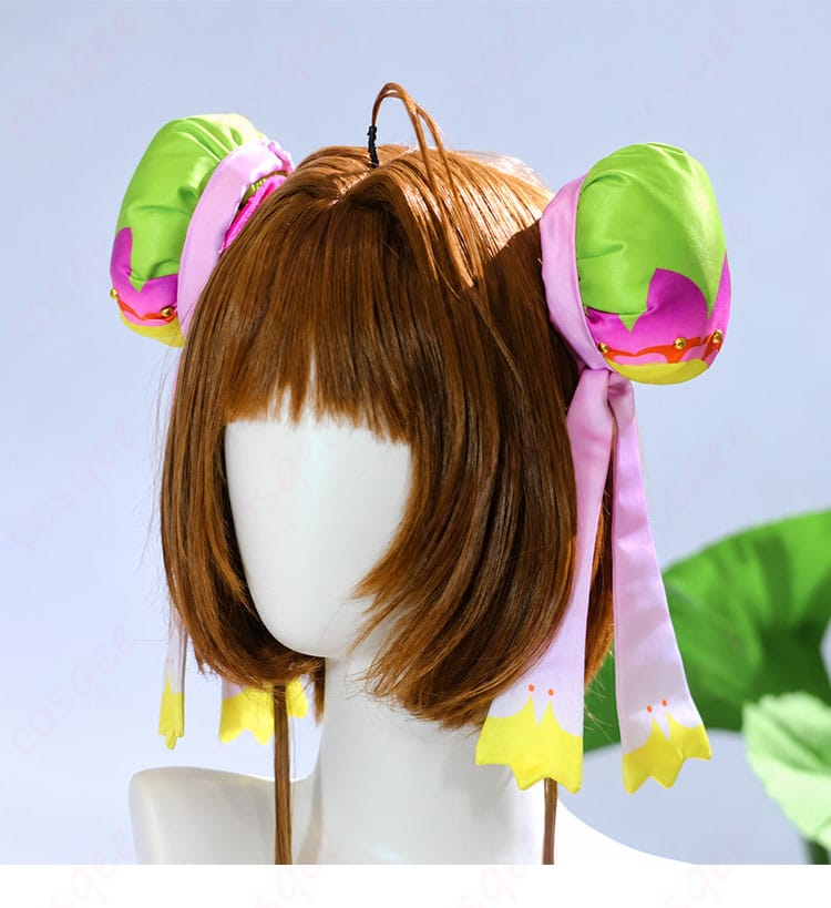カードキャプターさくら木之本桜コスプレ用髪飾りの形状と装飾ディテール