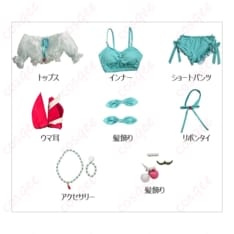 ウマ娘 プリティーダービー（ウマ娘）ウインバリアシオン［水面のプリンシパル］撮影向け水着風コスプレ衣装 - 7枚目の画像（サムネイル）
