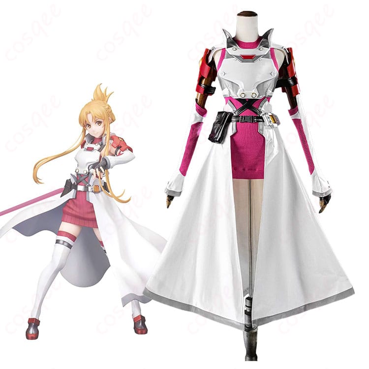 結城明日奈アスナのキャラクターイメージとGGO Ver.コスプレ衣装の商品比較