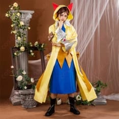 ファイナルファンタジーXIV（FF14）クルル・バルデシオン｜猫耳フード付きコスプレ衣装 - 6枚目の画像（サムネイル）