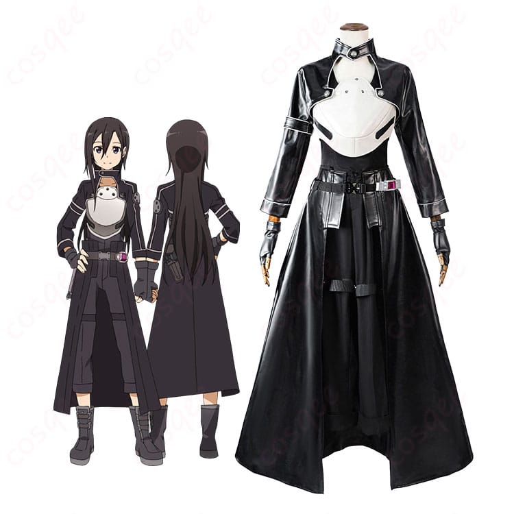 ソードアート・オンラインIIのキリトのキャラクター画像とGGO編コスプレ衣装の商品画像