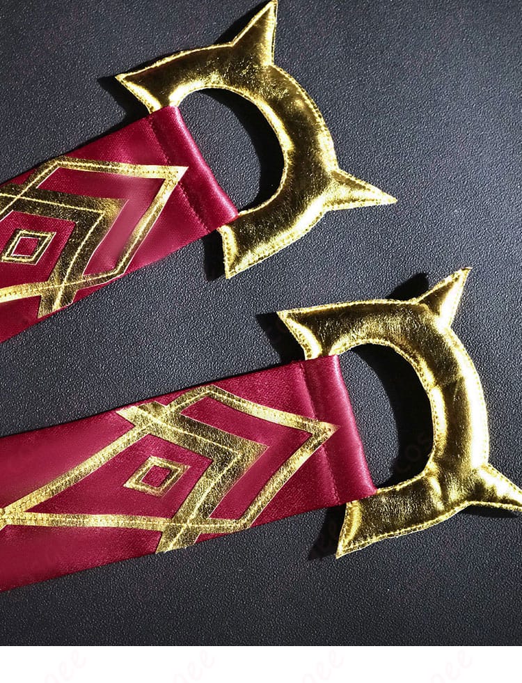 ナポリのコスプレ衣装に付属する小物の細部