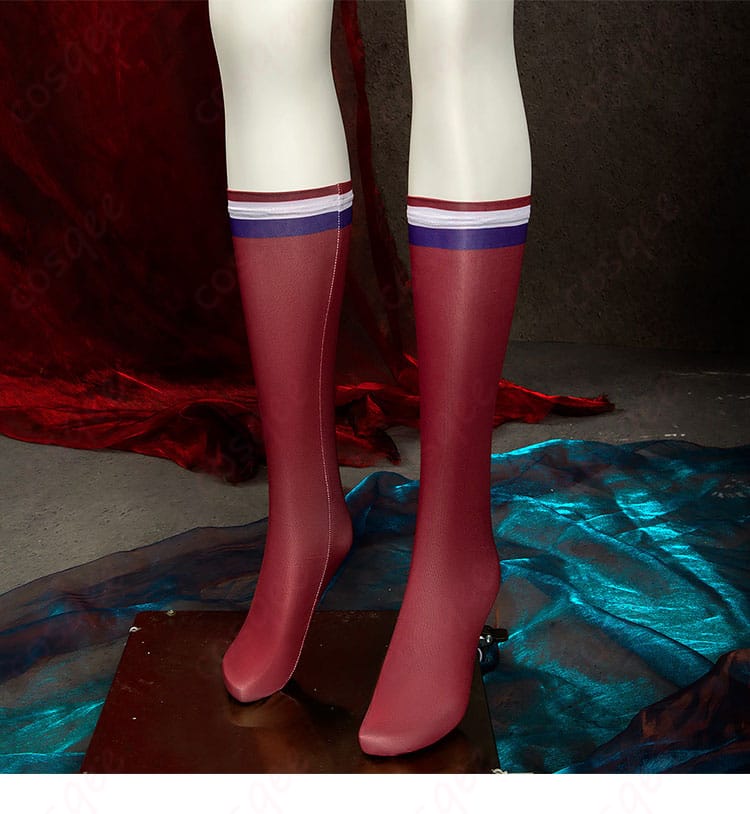宝月茜 高校生制服Ver.コスプレ衣装付属ソックスのディテール