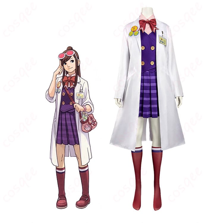 『逆転裁判 蘇る逆転』宝月茜のキャラクター画像と高校生制服Ver.コスプレ衣装