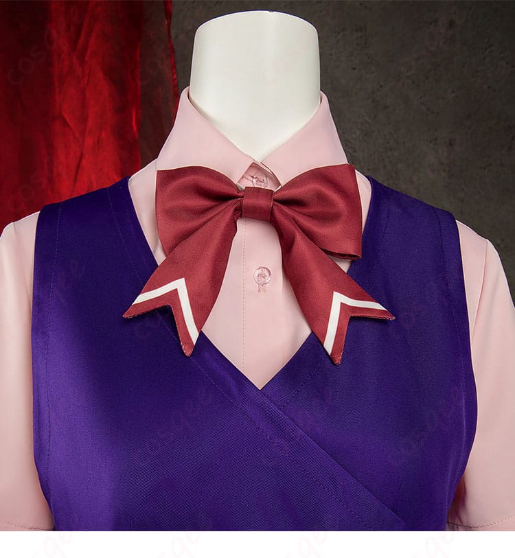 宝月茜 高校生制服Ver.の胸元を飾るリボンディテール
