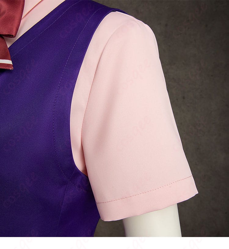 宝月茜 高校生制服Ver.のシャツ半袖部分のディテール
