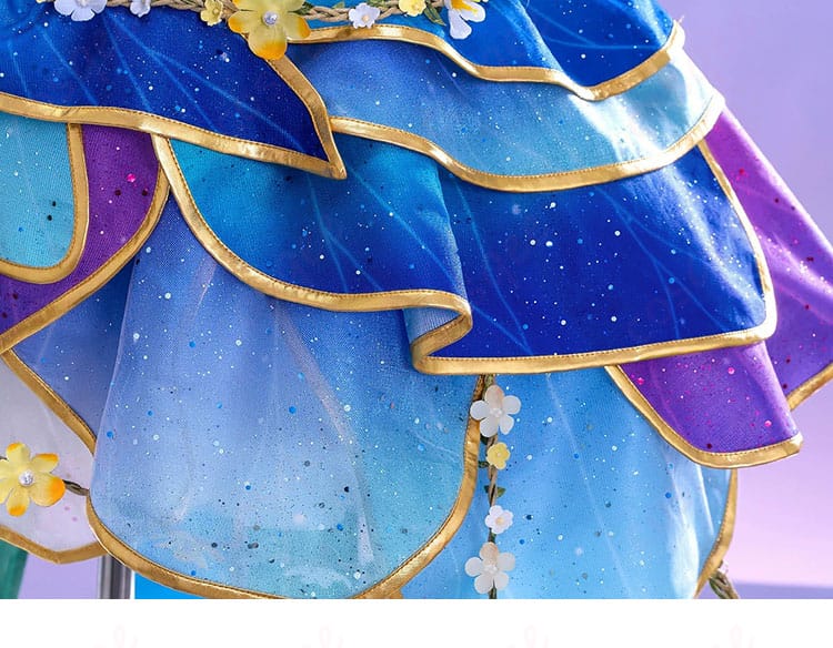 妖精の国編の絢瀬絵里コスプレ衣装のスカートの重なり