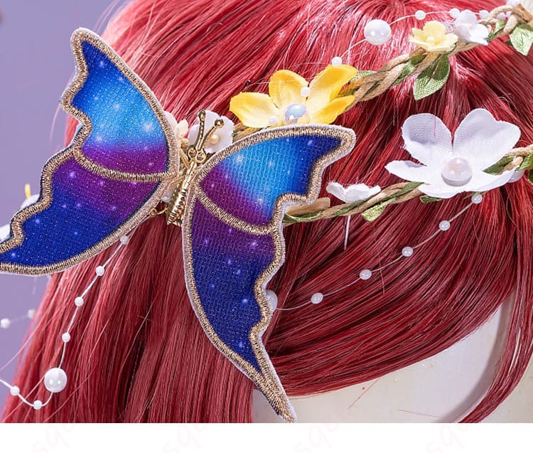 西木野真姫の花妖精風コスプレに使用する髪飾りの詳細
