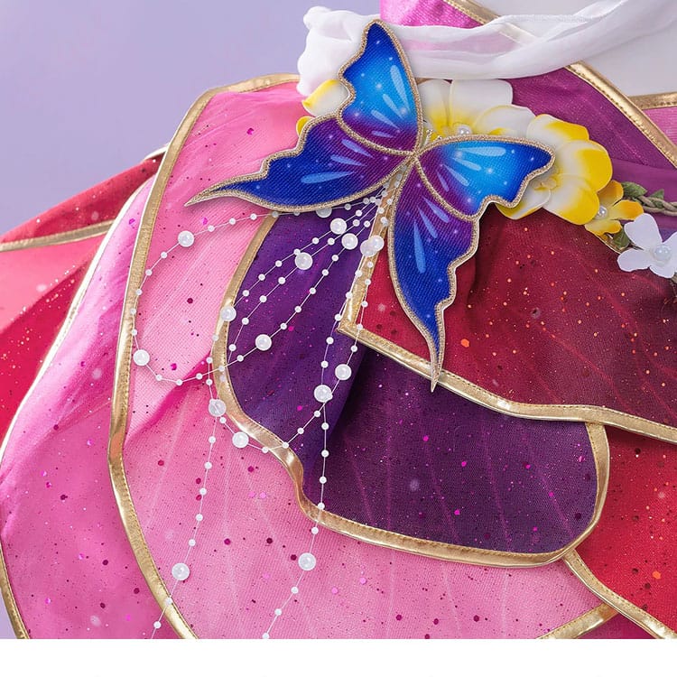 西木野真姫の花妖精風衣装のスカート飾りの詳細