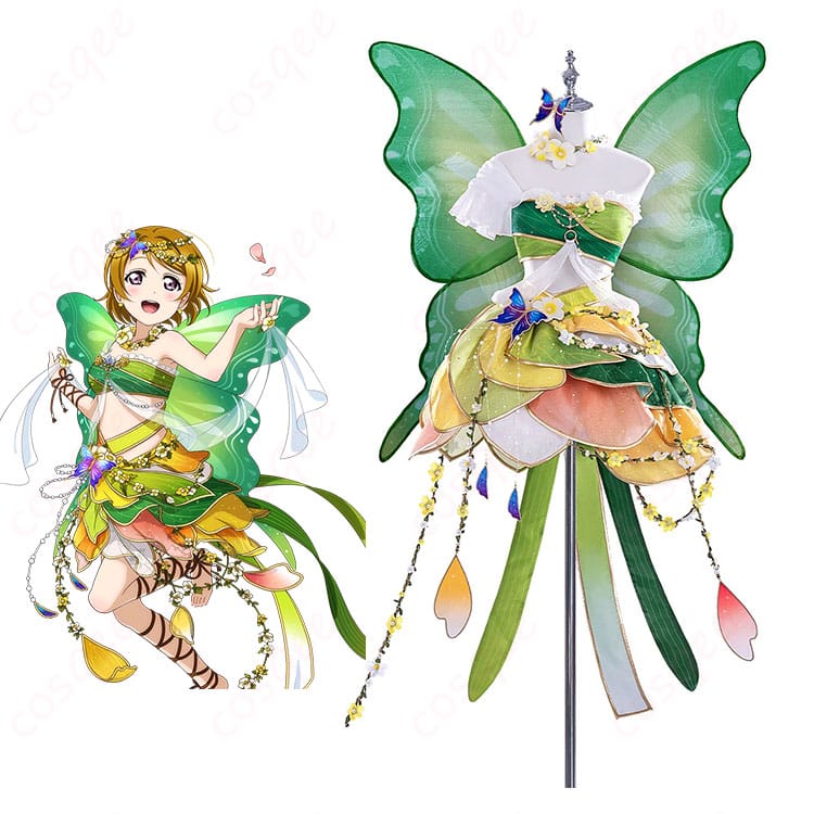 小泉花陽の妖精の国編 覚醒後のキャラクター画像とコスプレ衣装の比較