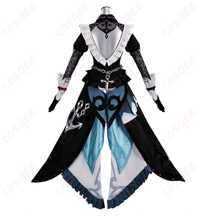 原神 ダニカ メイド長Ver. コスプレ衣装｜黒×白の上品な装飾で撮影映え - 3枚目の画像