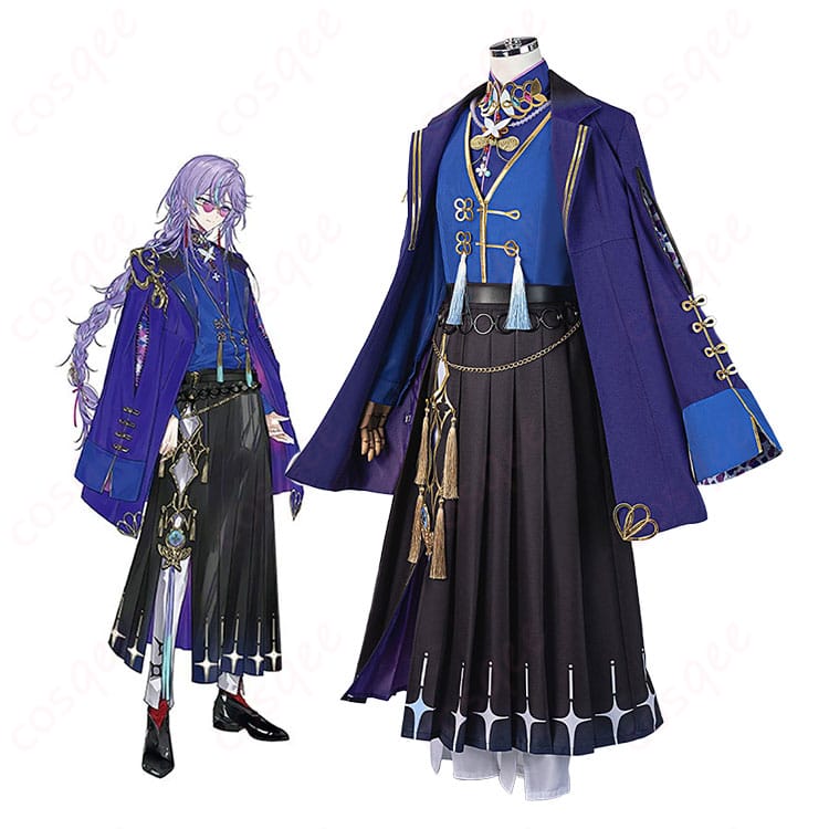 星導ショウのキャラクター画像とDytica 2nd Anniversaryコスプレ衣装の比較