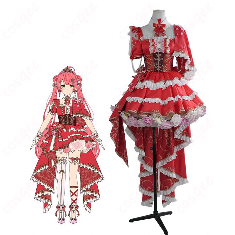 さくらみこのキャラクター画像と2nd Live衣装の商品画像