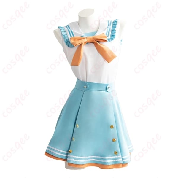 ホロライブ（ホロ）大空スバル（スバル）ラブミ！衣装｜軽やかなセーラー風コスプレ５点セット