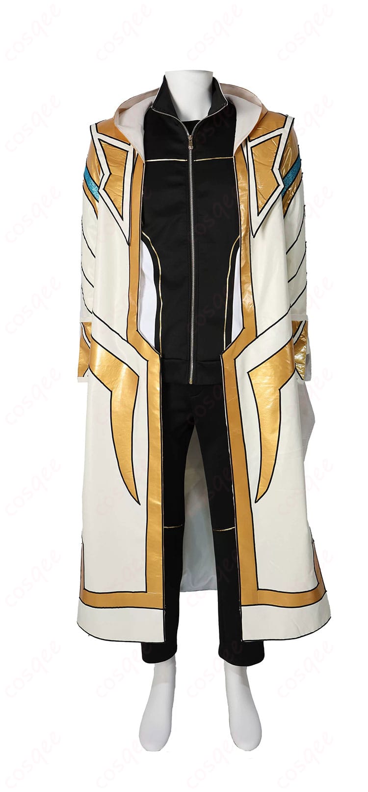 熊手真白のロングガウン風コスプレ衣装の正面