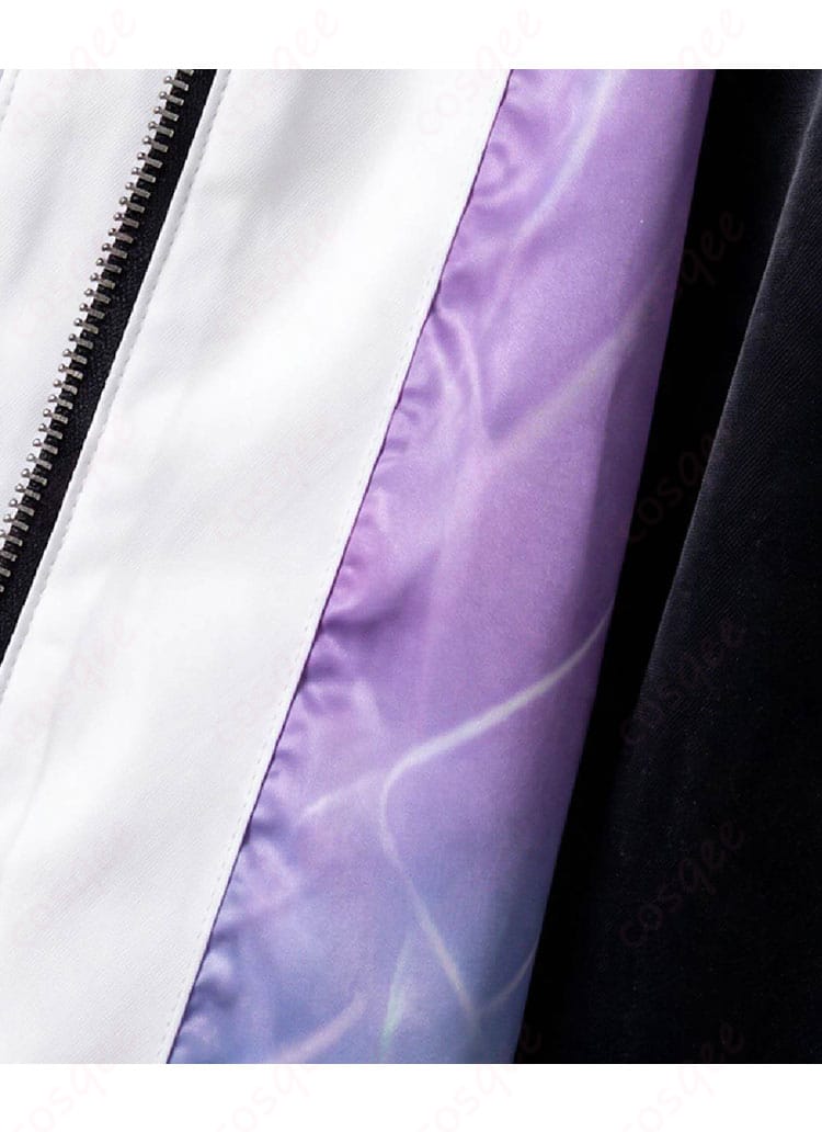 三枝明那コスプレ衣装のフード付きアウター内側