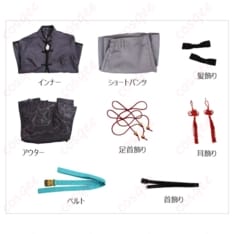 猫麦とろろ（とろろ）コスプレ衣装８点セット｜薄手の着心地で撮影を楽しめます - 5枚目の画像（サムネイル）