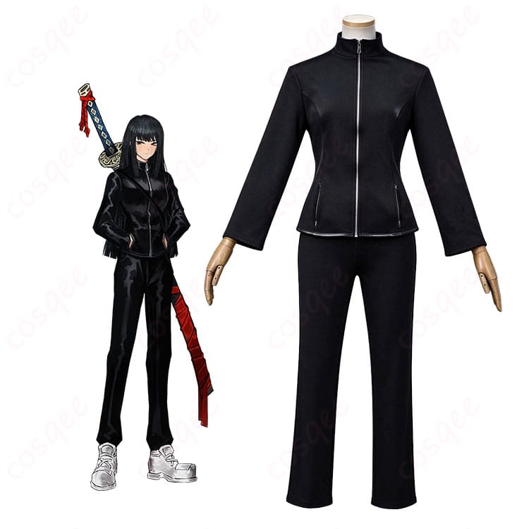 リンバス・カンパニーの良秀のキャラクター画像とLCB囚人コスプレ衣装の商品画像