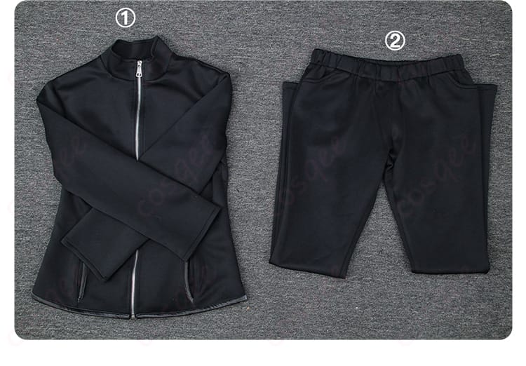 良秀のLCB囚人コスプレ衣装のセット内容である上着とパンツ