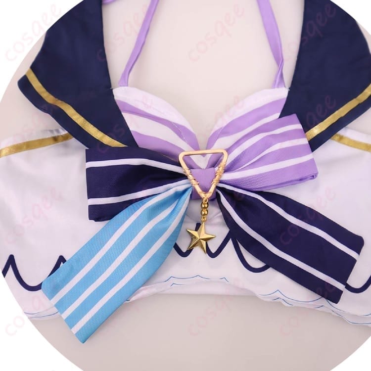 ホロライブ（ホロ）ラプラス・ダークネス（ラプ様）サマー2023水着コスプレ衣装セット - 4枚目の画像