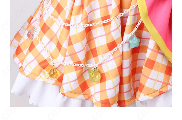 スペシャルウィーク コスプレ衣装 スカート裾フリル装飾|軽やかなシフォンで写真映え