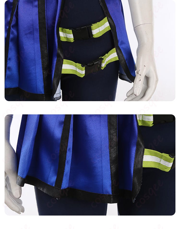 ウマ娘 勝負服 スカート裾アップ 繊細プリーツ&カラーリングを確認