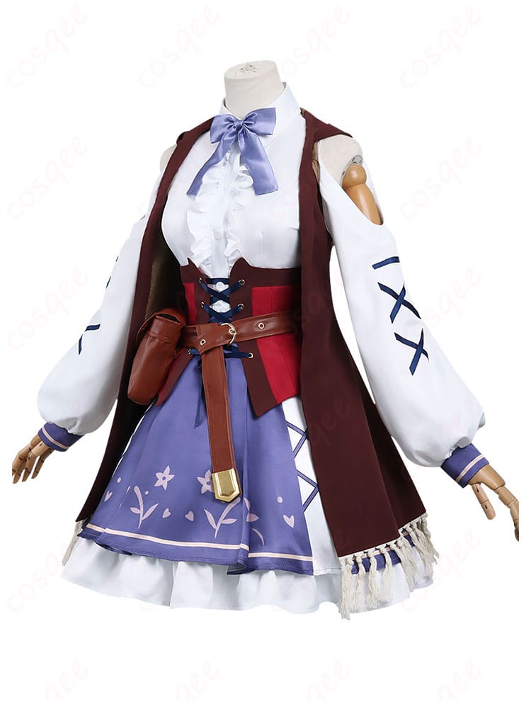 ウマ娘 マチカネタンホイザ 勝負服 コスプレ衣装 側面シルエット紹介