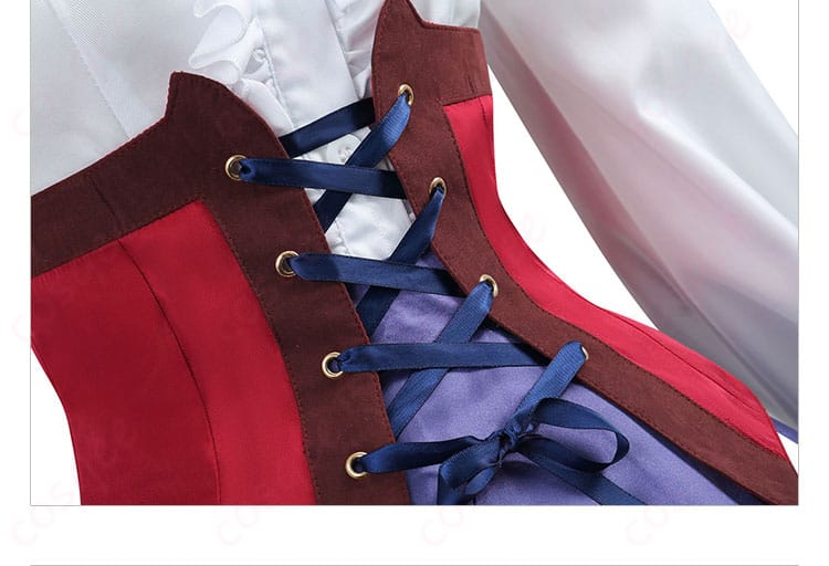 コルセットベルト細部を拡大/マチカネタンホイザ 勝負服 コスプレ