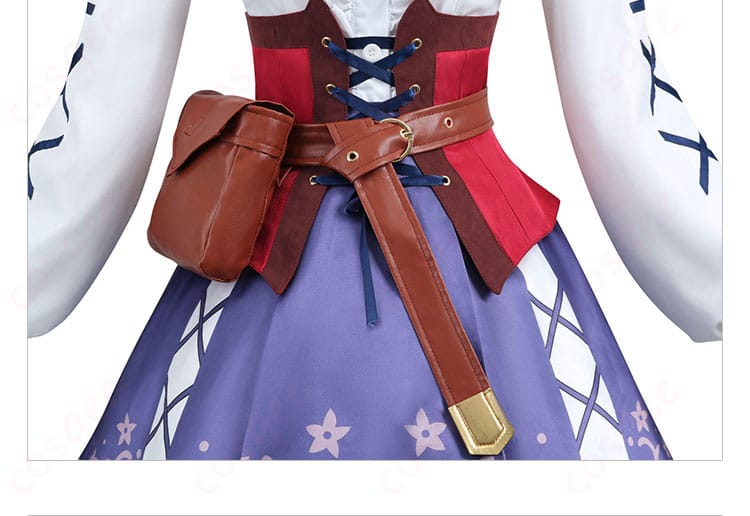 コルセット+ポーチ着用正面/機能的ディテール ウマ娘 コスプレ