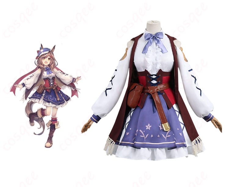 ウマ娘 マチカネタンホイザ 勝負服 コスプレ衣装 正面+公式イラスト比較で忠実再現をチェック