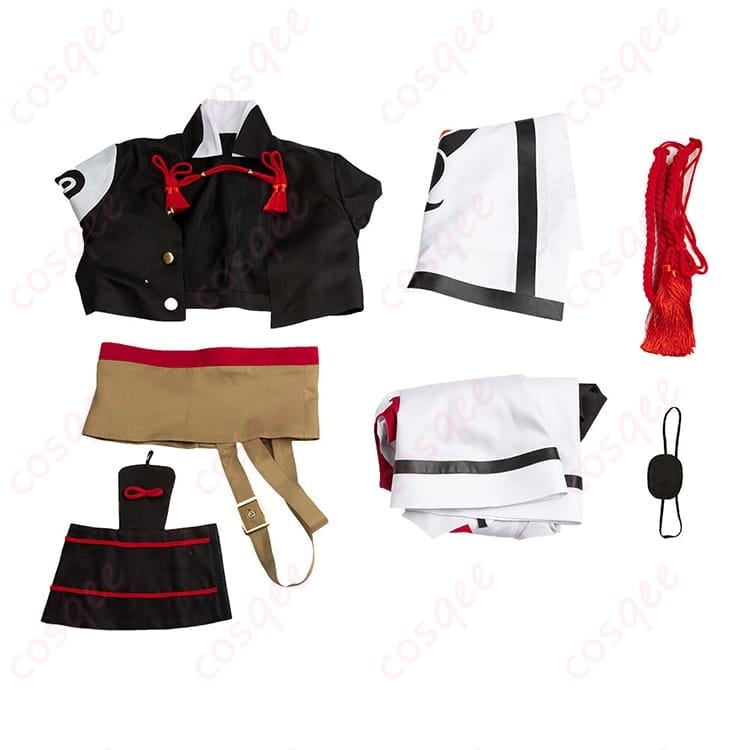 GUILTY GEAR 梅喧 コスプレ衣装 和装サムライの凛々しさを再現し撮影映えも良好 - 6枚目の画像