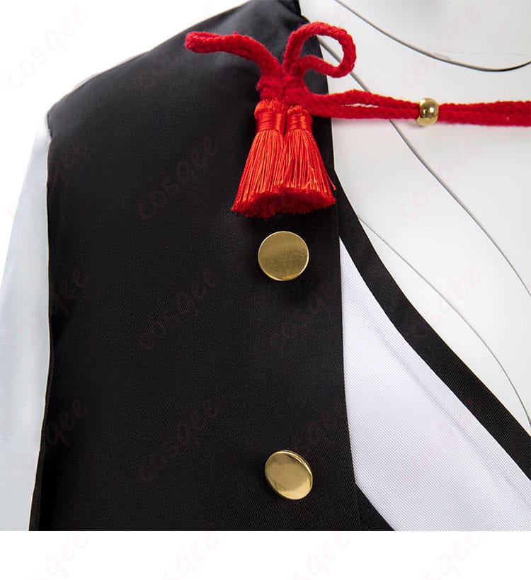 ギルティギア 梅喧(ばいけん)コスプレ衣装 肩部绳子细节图 細かな装飾