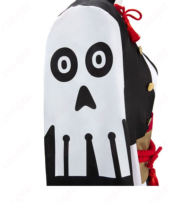 ギルティギア 梅喧(ばいけん)コスプレ衣装 右肩の装飾詳細 特色紹介