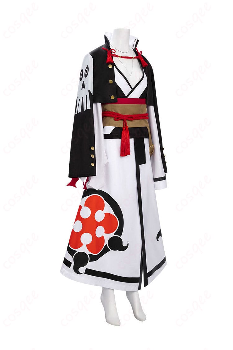 ギルティギア 梅喧(ばいけん)コスプレ衣装 右側面の詳細 ディテール紹介