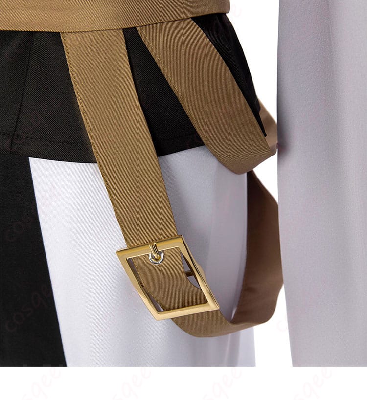 ギルティギア 梅喧(ばいけん)コスプレ衣装 腰部腰带细节图 バトル衣装の装飾