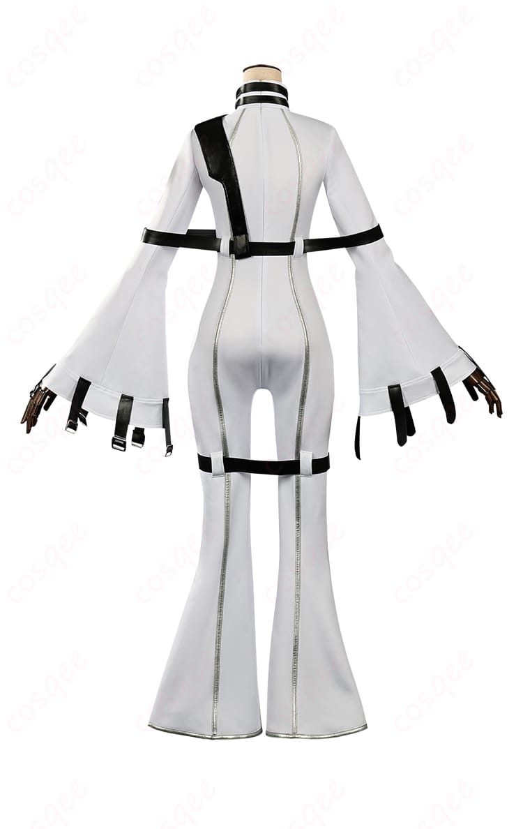 コードギアス C.C. 拘束衣 コスプレ衣装 背面全体写真 – バックデザインを360°レビュー