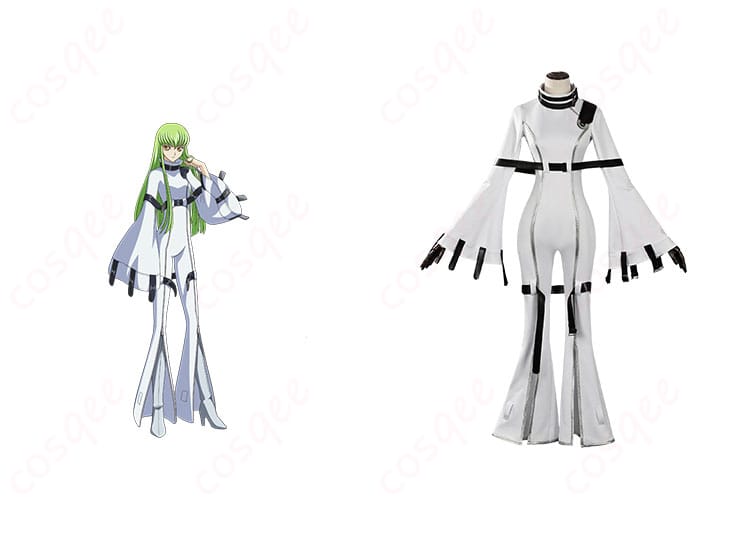 コードギアス C.C. 拘束衣 コスプレ衣装 正面&キャラ比較画像 – 忠実再現度をチェックして即ゲット