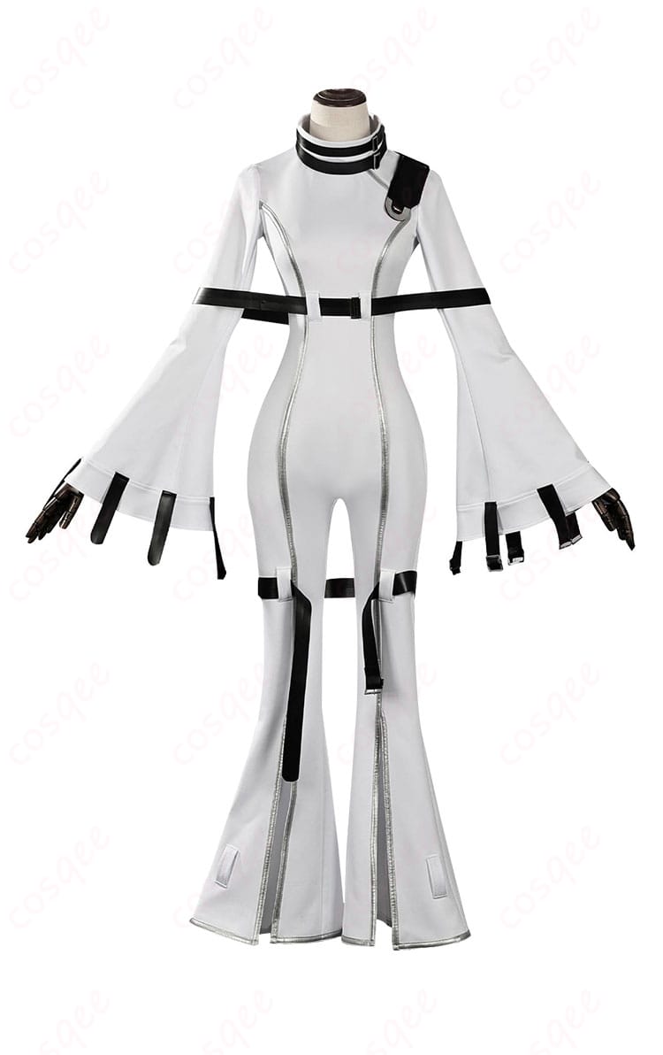 コードギアス C.C. 拘束衣 コスプレ衣装 正面全身写真 – シルエットと質感がひと目で分かる