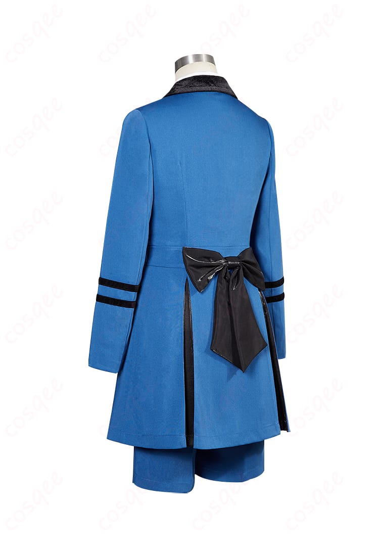 黒執事 シエル コスプレ衣装 背面ビュー|背部蝶結びを忠実再現