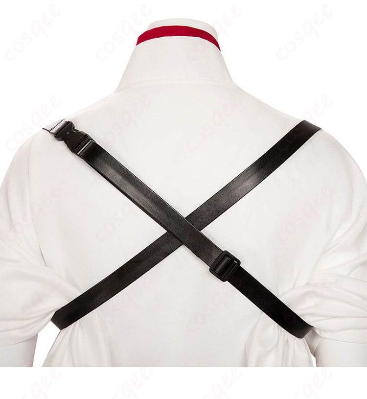 OW2 キリコ コスプレ衣装 背面ショルダーストラップ|耐久ステッチ確認