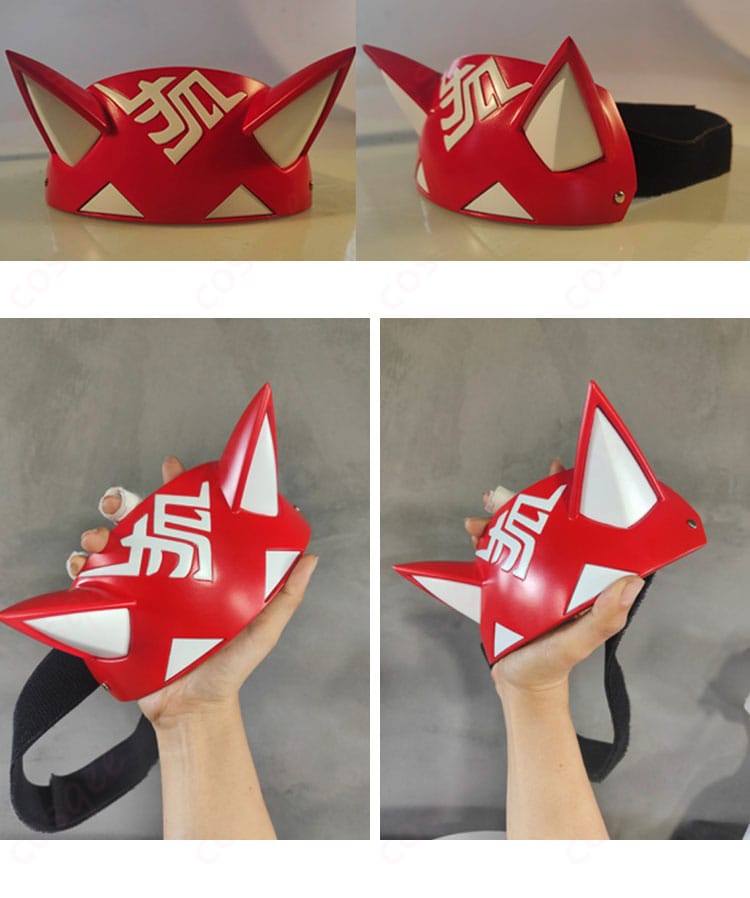 OW2 キリコ コスプレ衣装 ヘッドピース前横|立体感抜群の造形