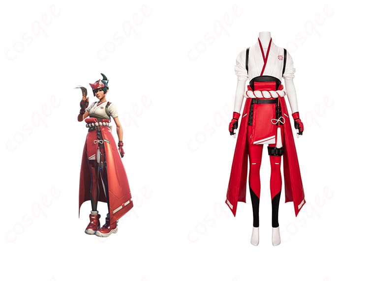 OW2 キリコ コスプレ衣装 正面+ゲームモデル比較|忠実再現を一目でチェック