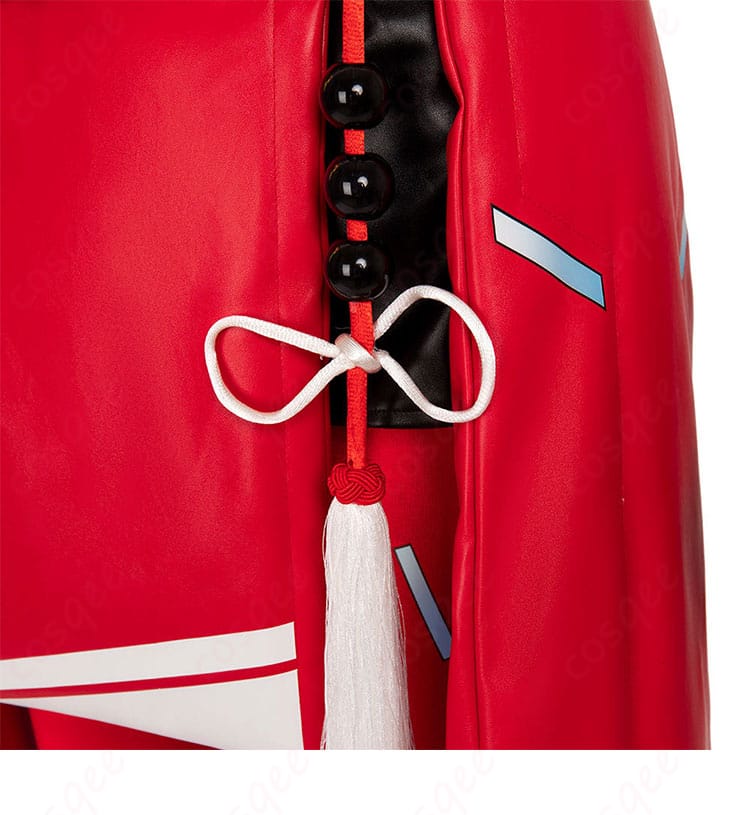 OW2 キリコ コスプレ衣装 ベルトアクセ細部|メタルパーツ質感